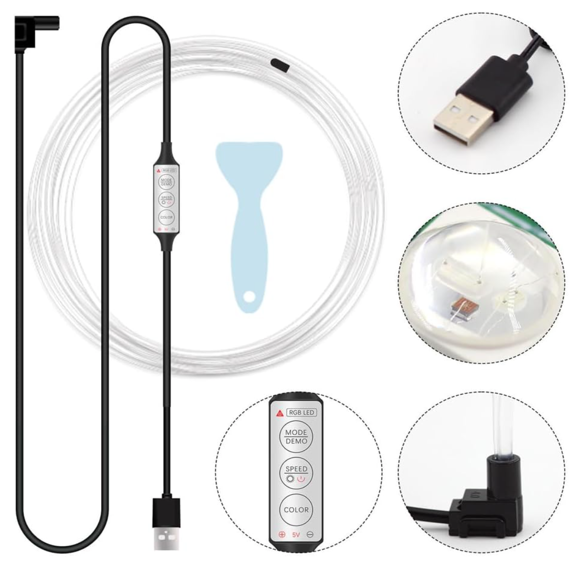 Cintas LED Flexible Para Autos